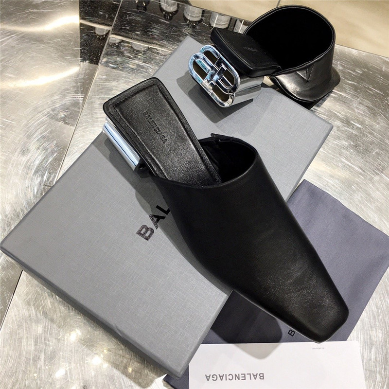 Fake Balenciaga Women’s Mules Black balenciaga shoes women - Image 7
