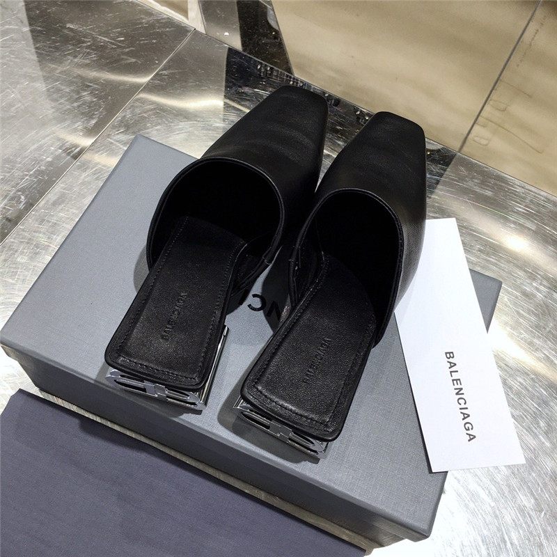 Fake Balenciaga Women’s Mules Black balenciaga shoes women - Image 8