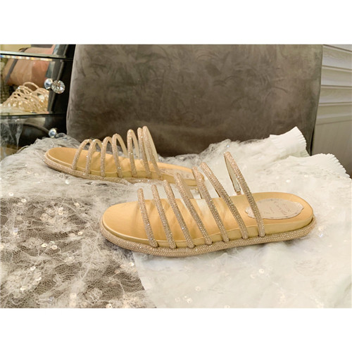 rene caovilla rome slippers sandals