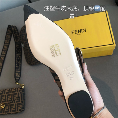 fendi pointed flat slippers - Image 8