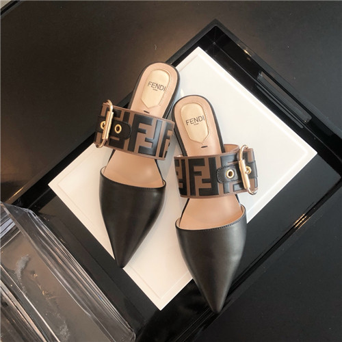 fendi pointed flat slippers - Image 7