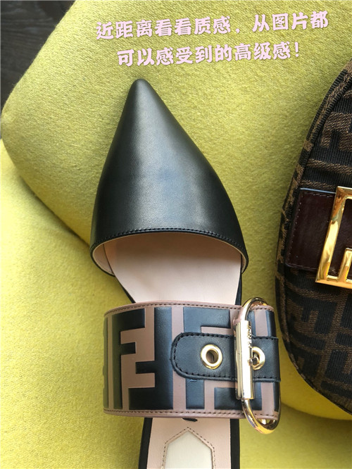 fendi pointed flat slippers - Image 9