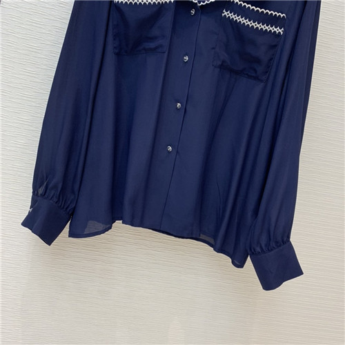 miu miu silk shirt - Image 4