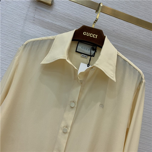 gucci gg silk shirt - Image 9