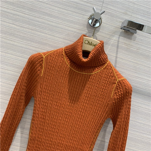 chloe turtleneck wool sweater - Image 5