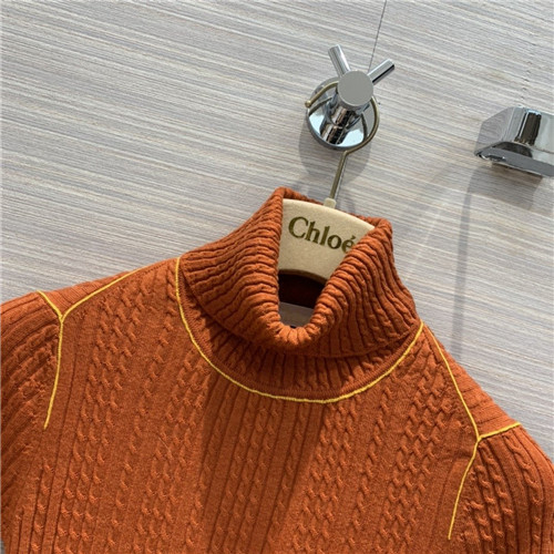 chloe turtleneck wool sweater - Image 7