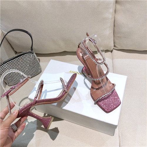 amina muaddi high heel sandals - Image 9
