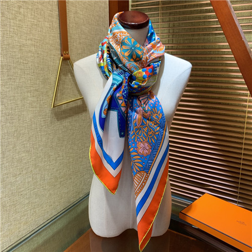hermes silk scarf womens - Image 3