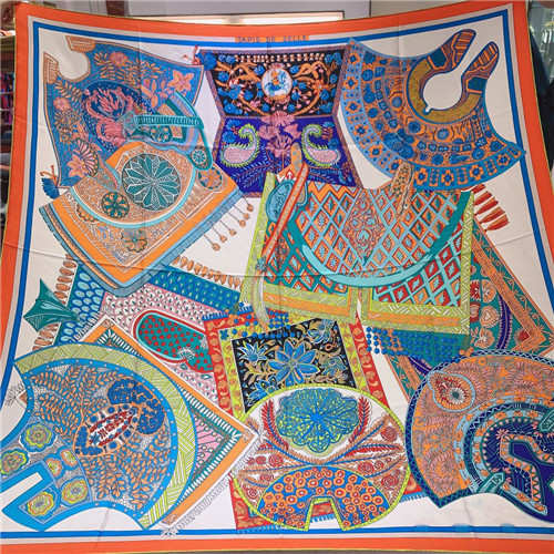 hermes silk scarf womens - Image 5