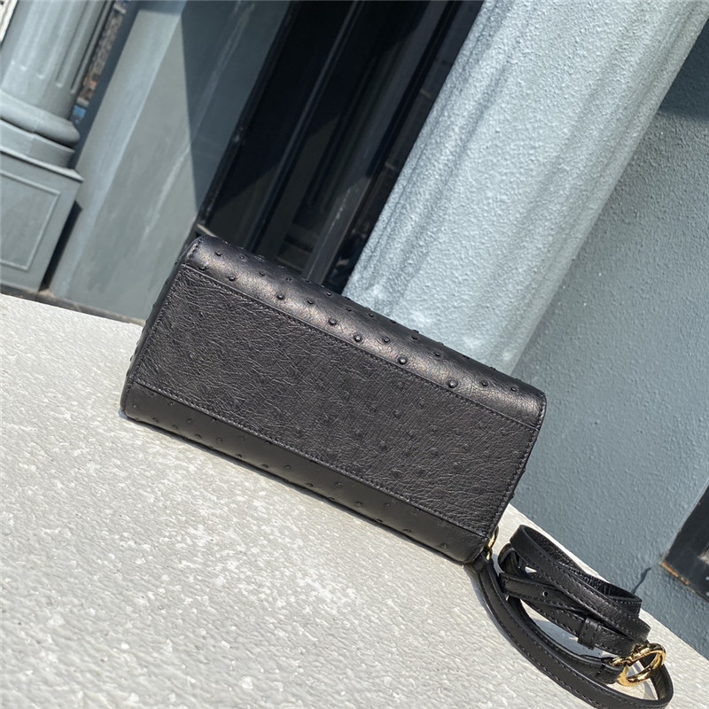 fendi ostrich leather peekaboo bag - Image 3
