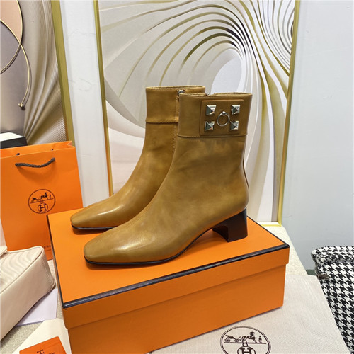 hermes stud ankle boots