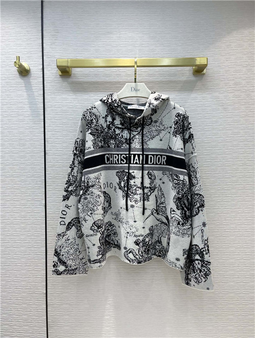 dior cashmere knit coat