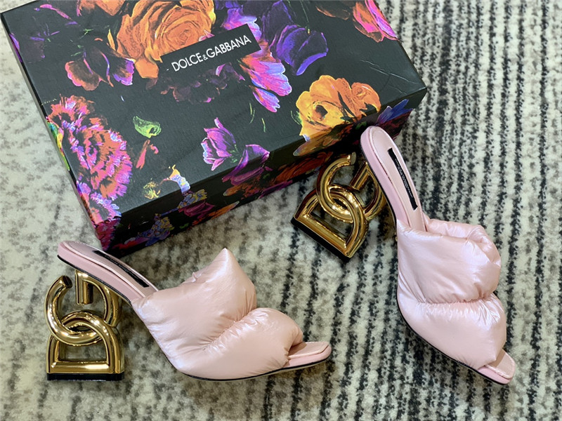 dolce & gabbana d&g down letter drag sandals - Image 8
