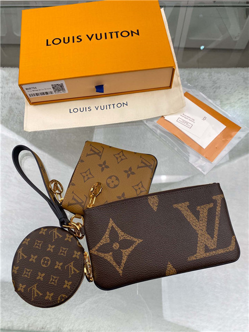 louis vuitton lv trio clutch