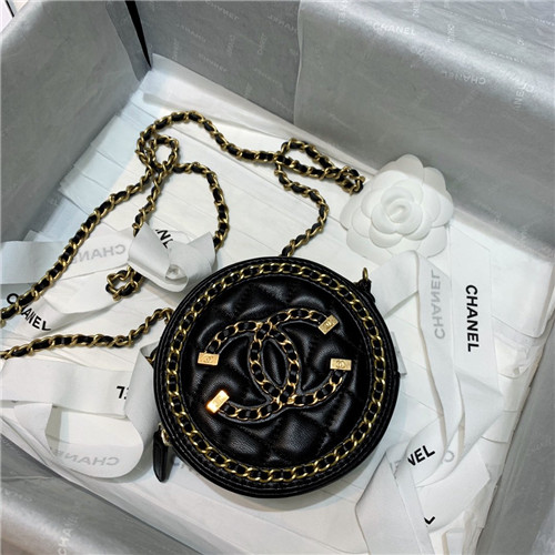 chane round cake chain bag