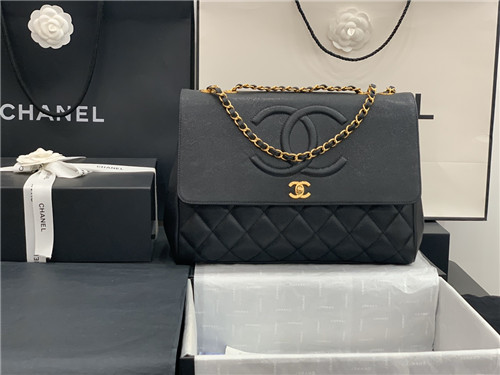 chanel vintage leather flap bag