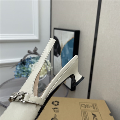 gucci horsebit chain low heel sandals - Image 5