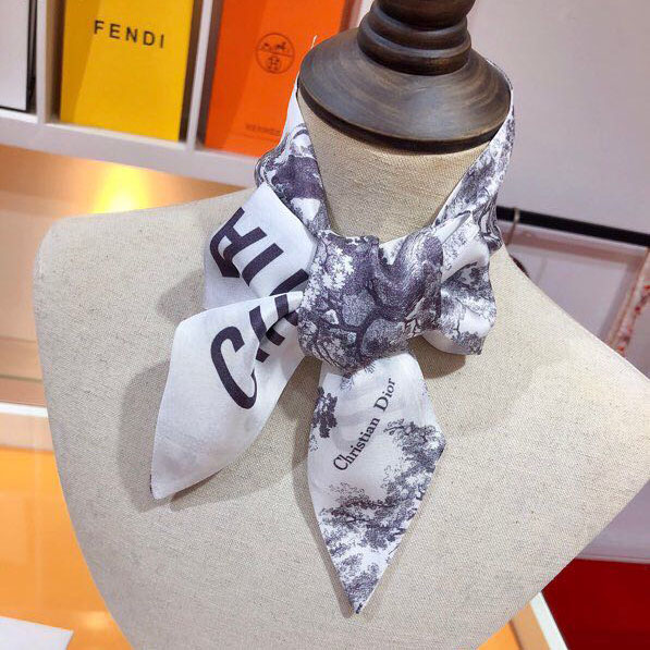 Dior Silk Twill Mitzah Scarf