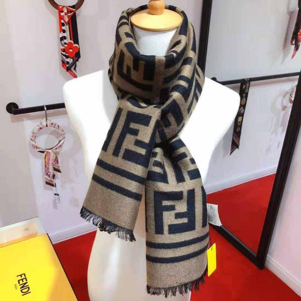 Fendi FF Logo Printed Scarves