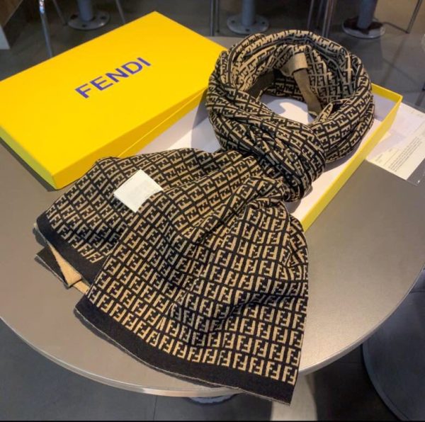 Fendi FF Jacquard Scarf
