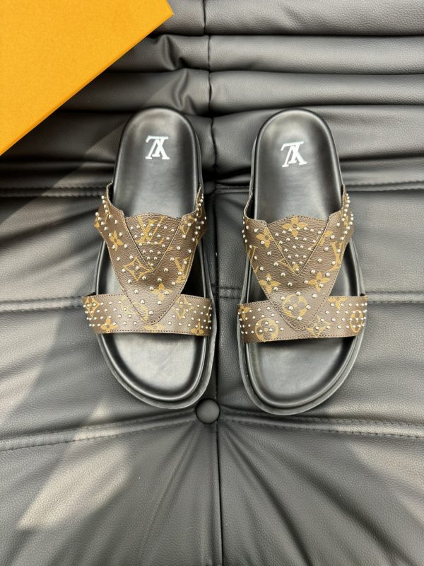 Louis Vuitton Men's Spring Summer Slippers A
