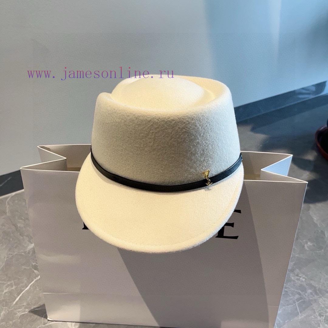 YSL Saint Laurent woolen military hat, autumn and winter duck tongue knight hat, made of 1006tt7r3z0 - Image 8