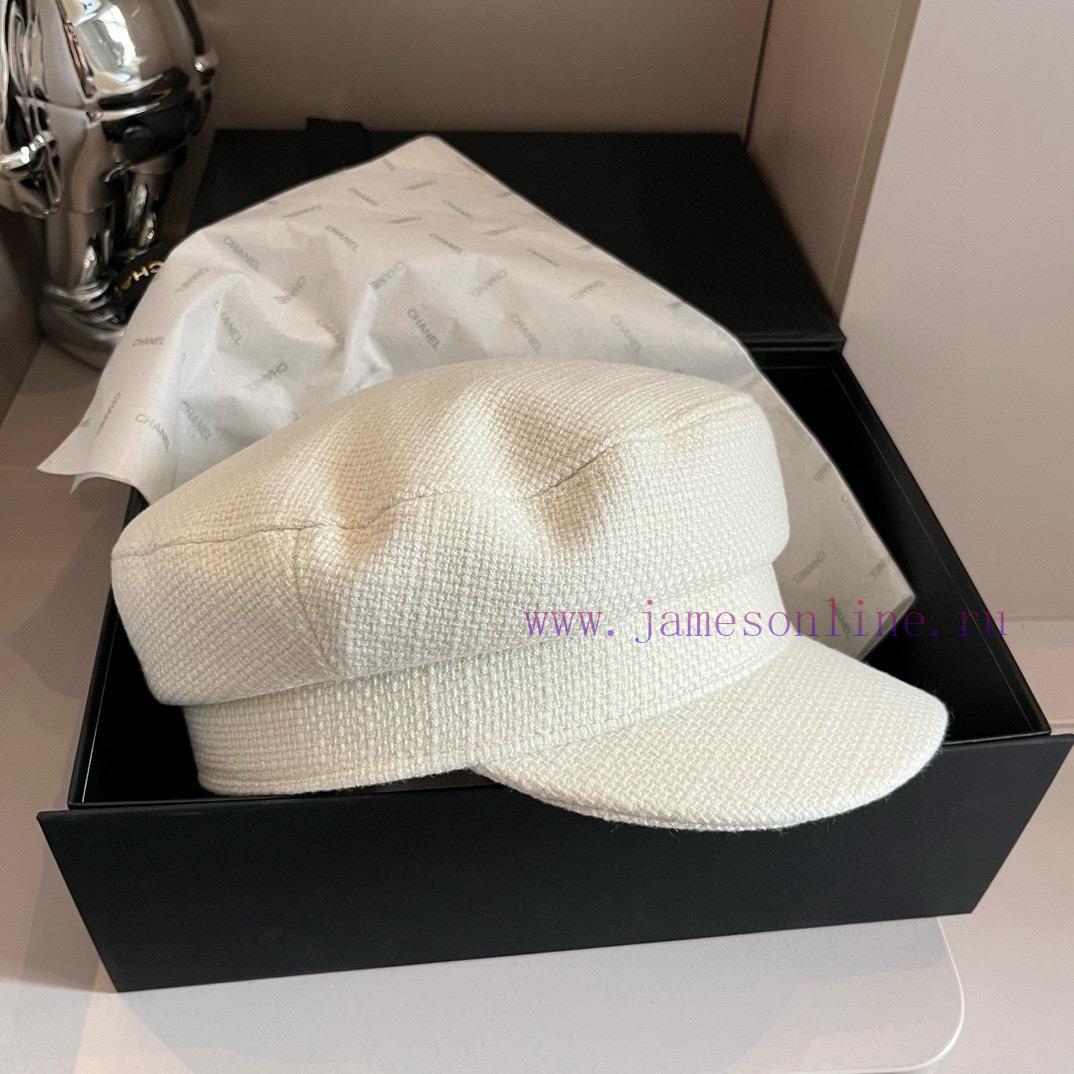 PRADA's new canvas duckbill military cap, black and white, with a head circumference of 57cmag7srm18 - Image 8