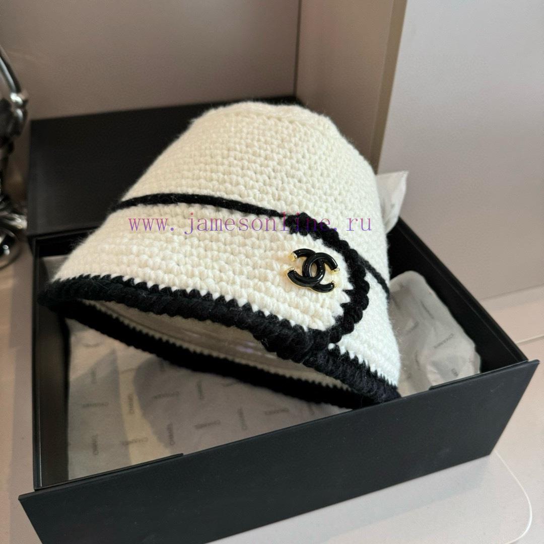 Chanel Knitted Fisherman's Hat, Hand Hook Knitted Hatu0zqg51l - Image 2