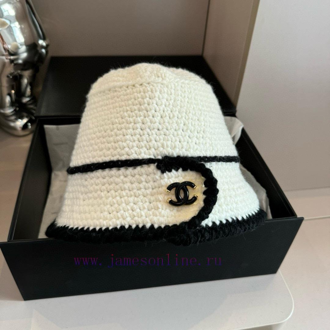 Chanel Knitted Fisherman's Hat, Hand Hook Knitted Hatu0zqg51l - Image 4