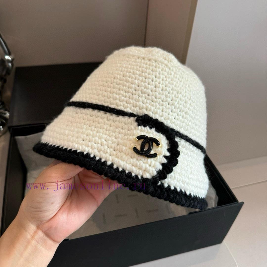 Chanel Knitted Fisherman's Hat, Hand Hook Knitted Hatu0zqg51l - Image 5