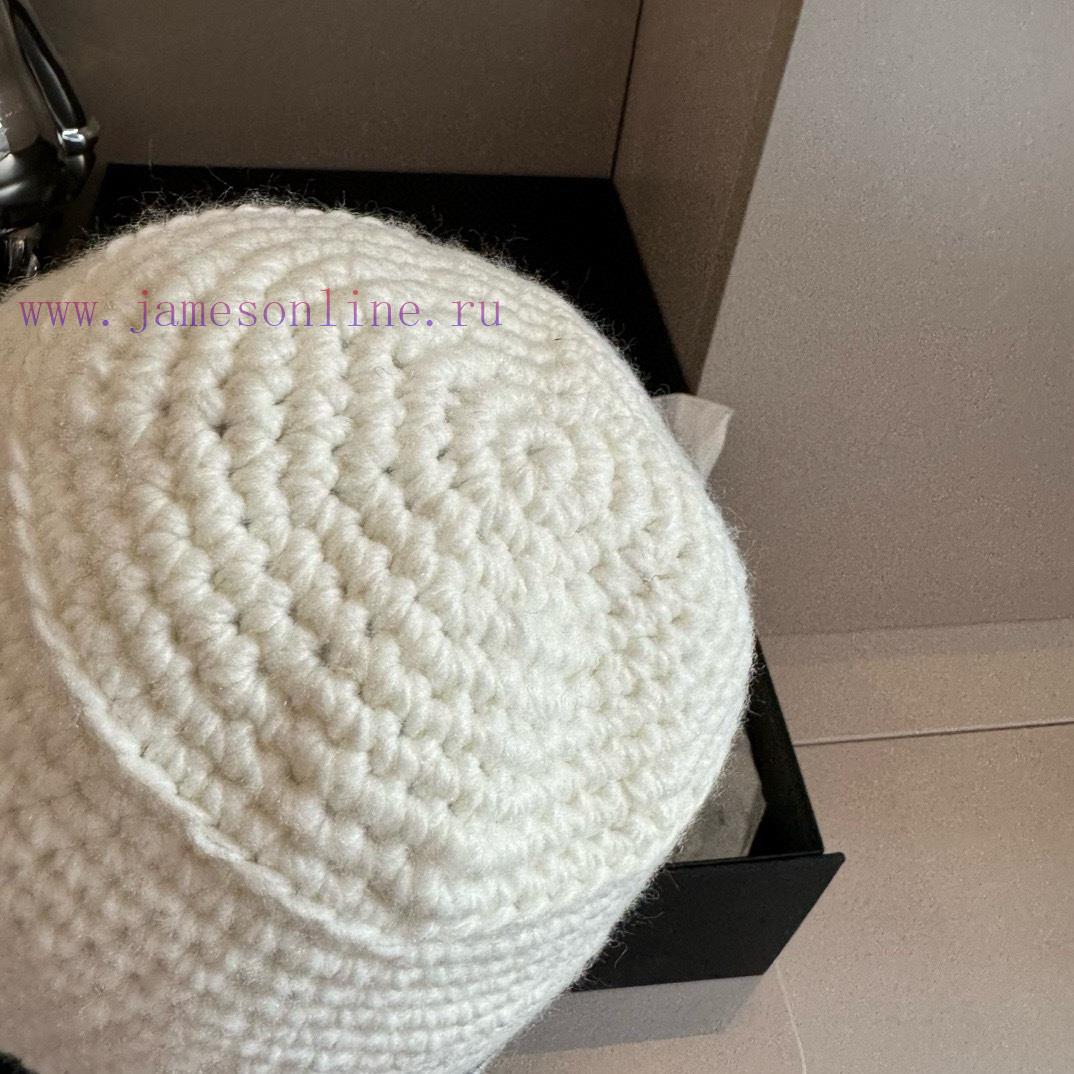 Chanel Knitted Fisherman's Hat, Hand Hook Knitted Hatu0zqg51l - Image 7