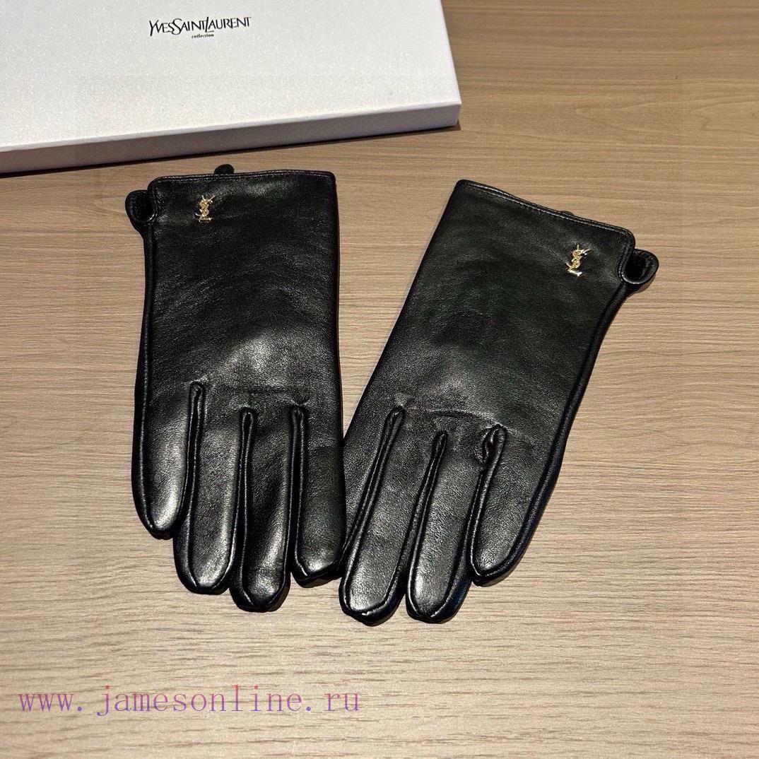 2023 new model debut ‼ Saint Laurent YLS Touchscreen Women's Gloves Official Website Synchrosa99r7ad - Image 5