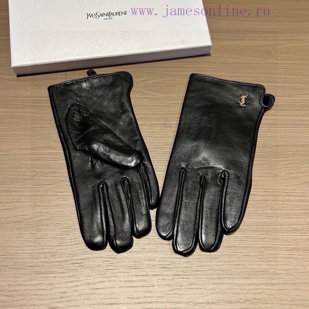2023 new model debut ‼ Saint Laurent YLS Touchscreen Women's Gloves Official Website Synchrosa99r7ad - Image 9