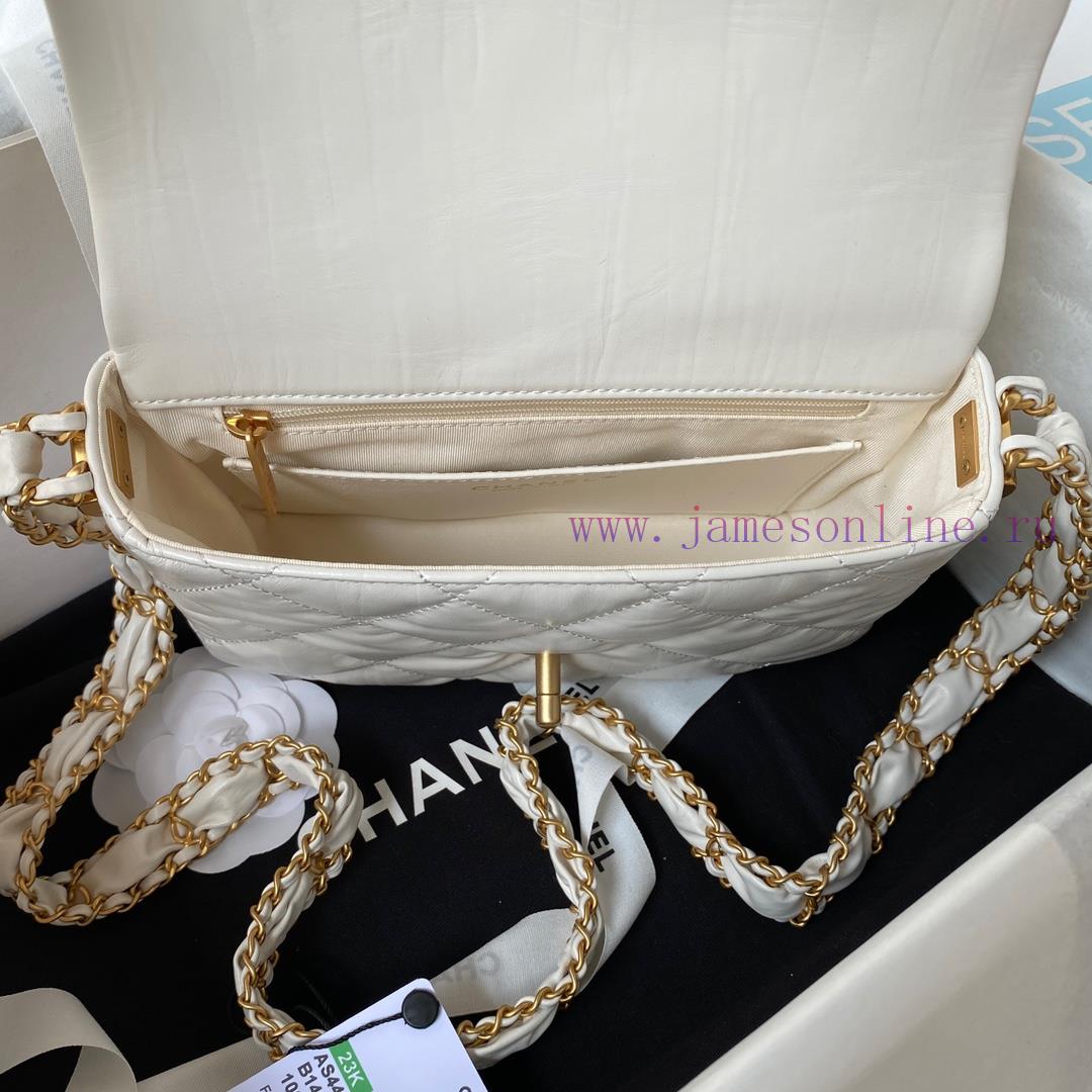 Chanel Bag Chanel 23K cowhide wide shoulder bag AS4423A very satisfied leather bag~Actually, edm2rtng - Image 8