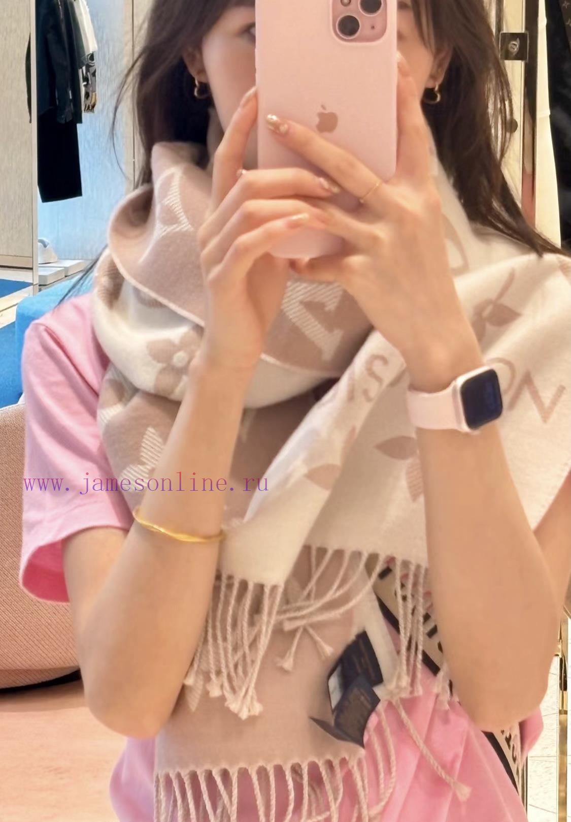 ️ Donkey brand essential double-sided presbyopia wool scarf~The presbyopia element is reallyihuoq66k - Image 2