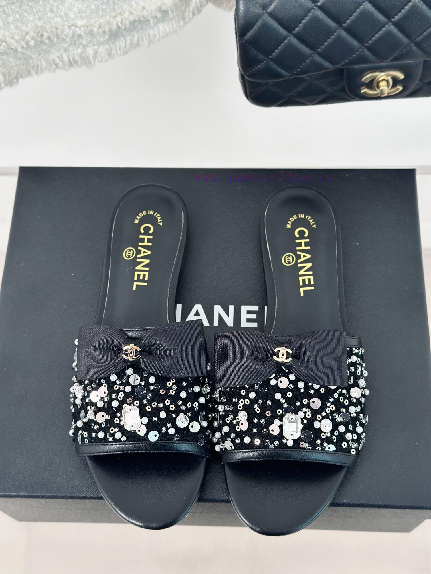 Chanel | Chanel 24P New ButterflyCrystal slippersBulling, sparkling, sweet and royal~Is the 4ndhiwfe - Image 5