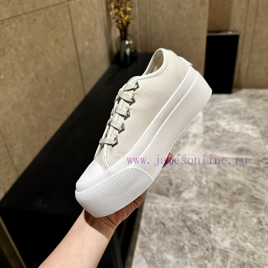 Jimmy CHOO will be released in 2024, featuring canvas casual white shoes with the latest cravlsp9hqx - Image 4