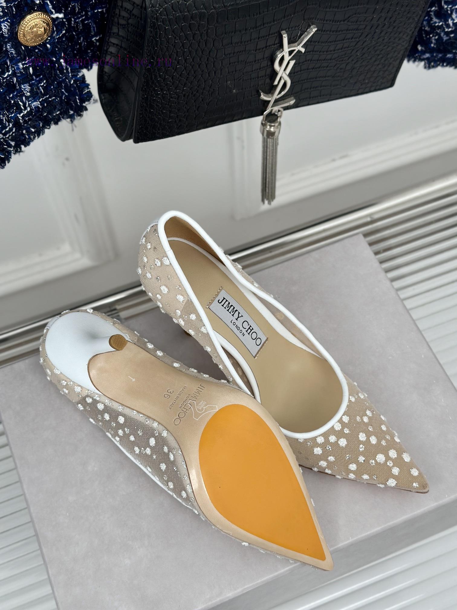 Jimmy Choo | Jimmy Zhou Classic LOVE Mesh Series High HeelsJC's shoes are well-known for thehkoq6hse - Image 10