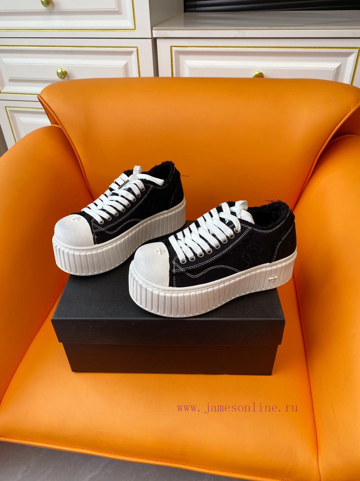 SMFK China-Chic Tide 24ss, the latest popular cross flower big head thick soled derby shoes,n54hkjy4 - Image 3