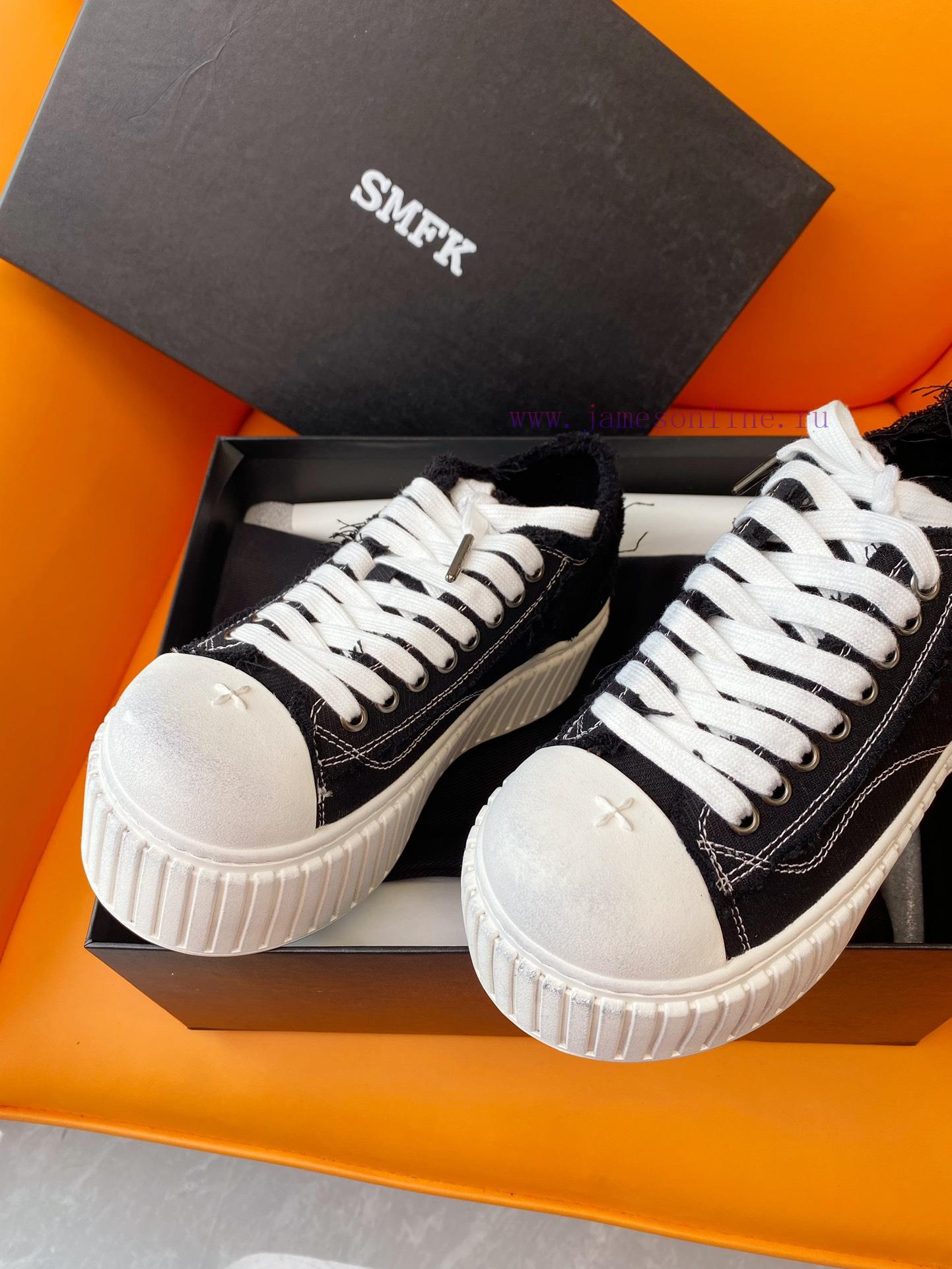 SMFK China-Chic Tide 24ss, the latest popular cross flower big head thick soled derby shoes,n54hkjy4 - Image 7