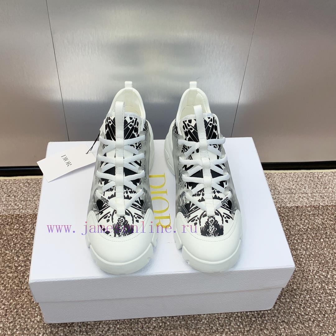 Dior classic thick soled lace up white shoes, Dior spring and summer new color D-CONNECT chll02x1ui3 - Image 2