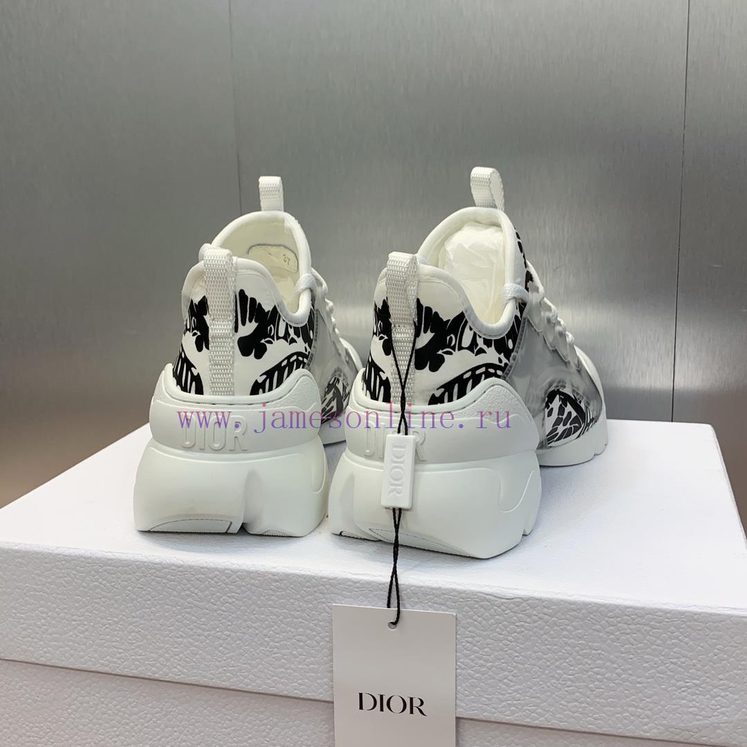 Dior classic thick soled lace up white shoes, Dior spring and summer new color D-CONNECT chll02x1ui3 - Image 8