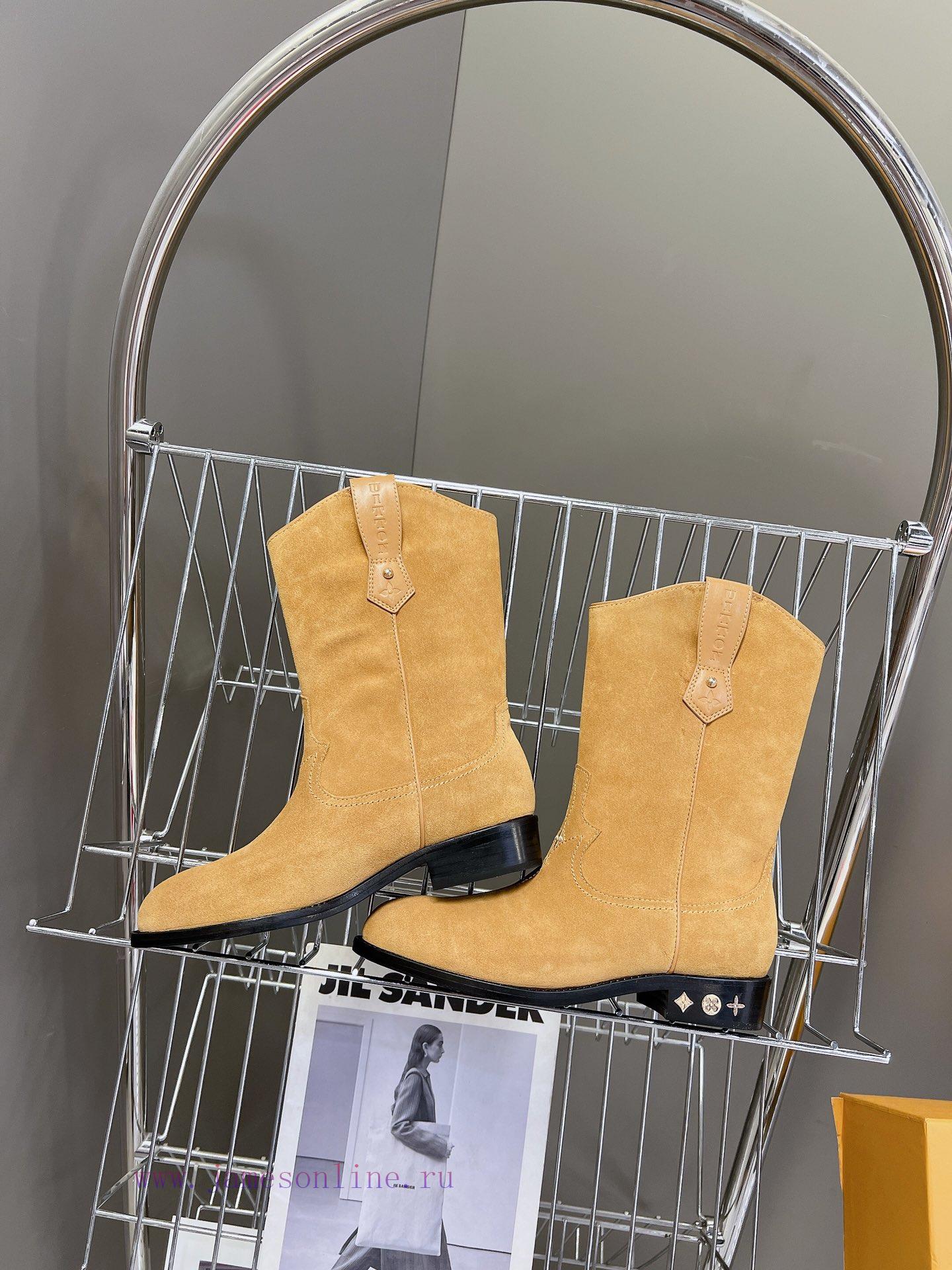 Louis Vuitton LV Donkey Home Autumn/Winter Fashion Show New Western Cowboy Boots This boot i06dqszag - Image 7