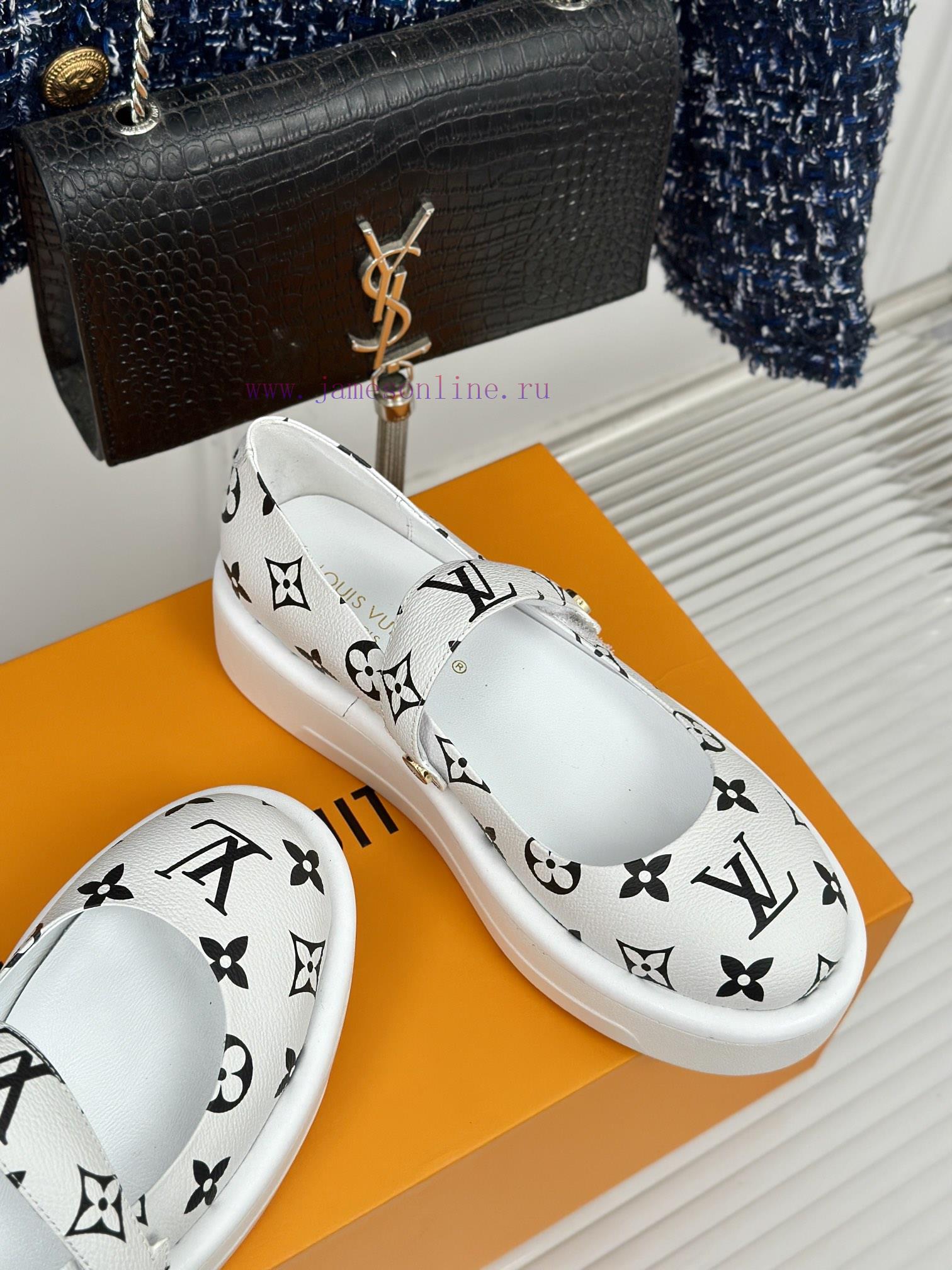 L * V Lvjia 24ss New Product Thick Bottom Old FlowerMary Jane Shoe CollectionIt's so beautifv4k3cbw9 - Image 6