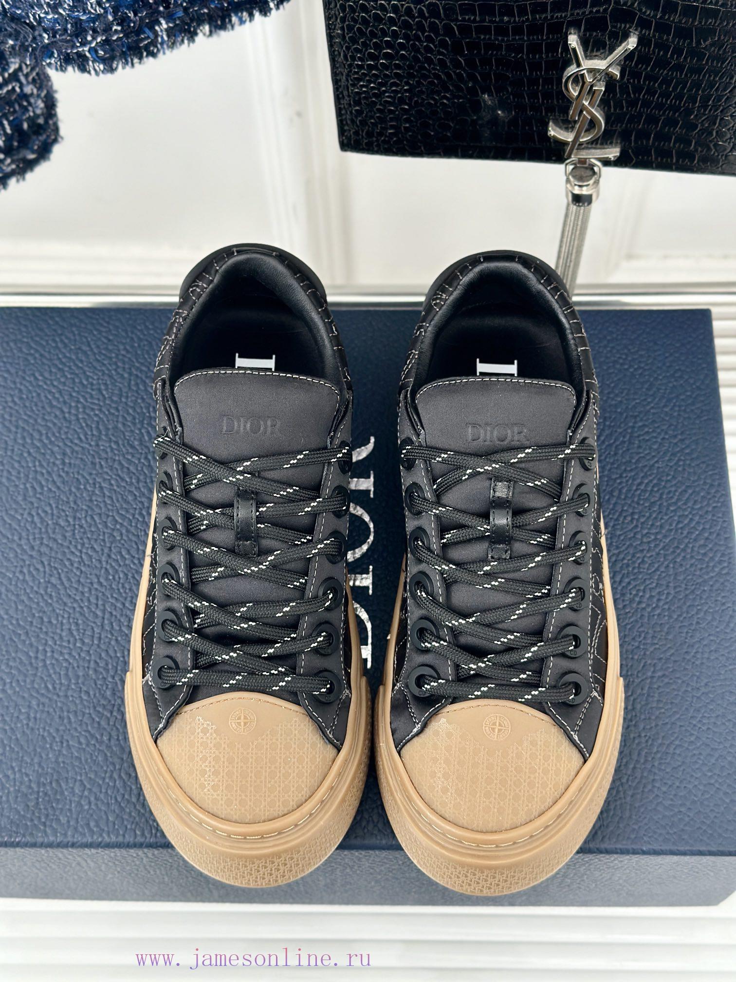 Male size 10DIOR/Dior Stone Island collaboration classicThick soled couple's casual board shwkh4tqw5 - Image 5