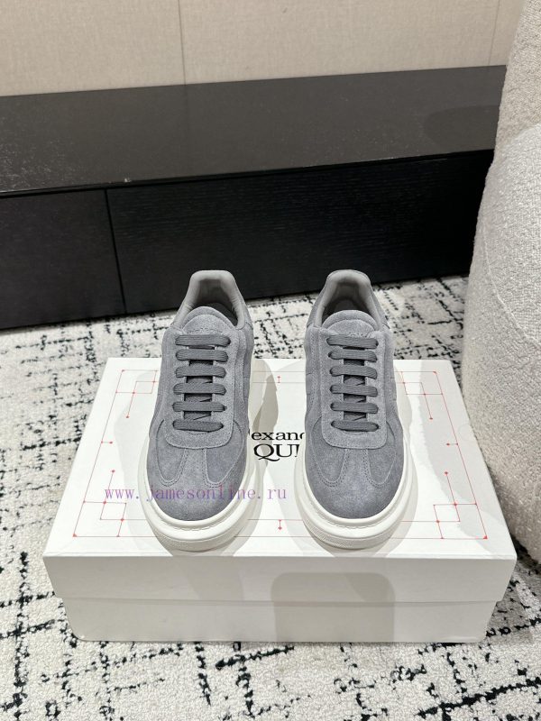 Top tierAIexanderMcQueen 24/Latest Couple Thick Bottom Casual White ShoesOriginal developmentrhwsyjl