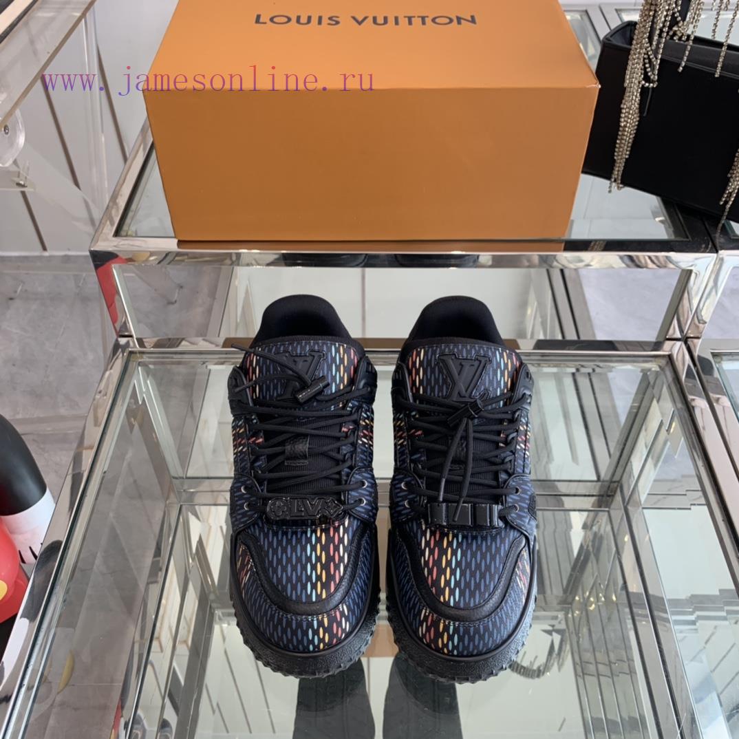 Louis Vuitton 2024 New LV Trainer Fat Couple Bread Shoes Casual Sports Shoes Board ShoesThe ipba42s6 - Image 2