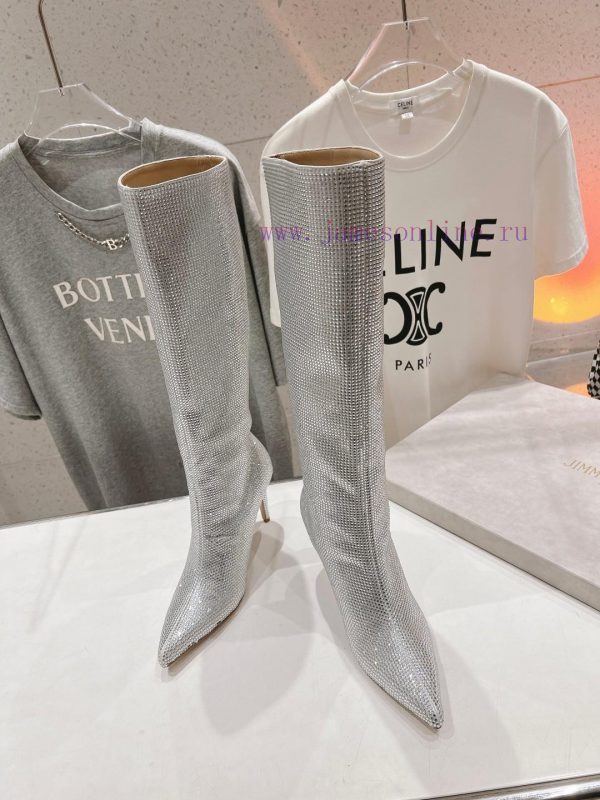 Purchasing grade JIMMY CHOO * | JC/Jimmy Zhou 2024 Autumn/Winter New Diamond Pointed High Hegmqc7xnv