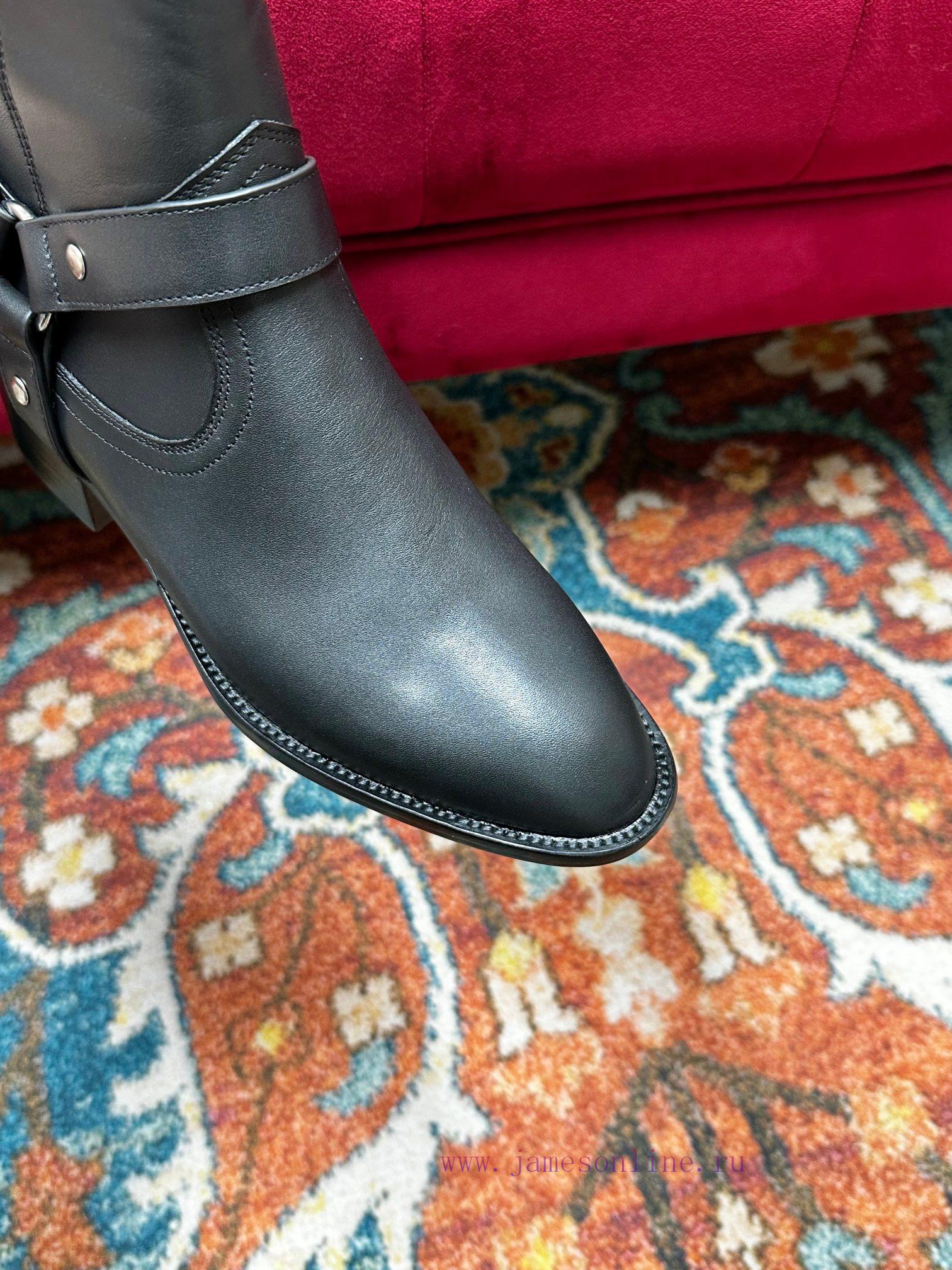 ️——Saint Laurent YSL One Belt Sleeve Short Boots Martin Boot SeriesTop tier fashion show serdjbqpr6s - Image 5