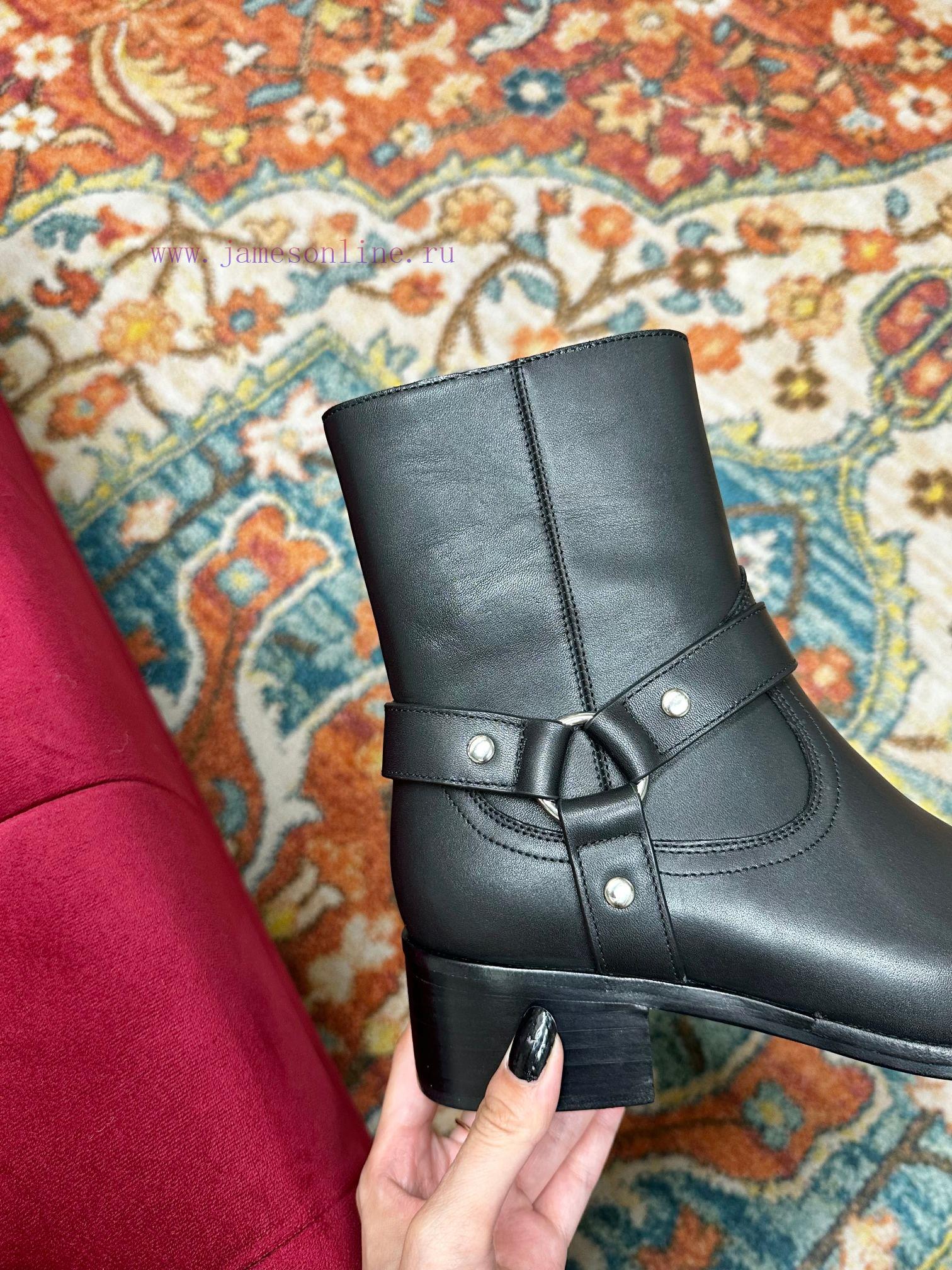 ️——Saint Laurent YSL One Belt Sleeve Short Boots Martin Boot SeriesTop tier fashion show serdjbqpr6s - Image 7